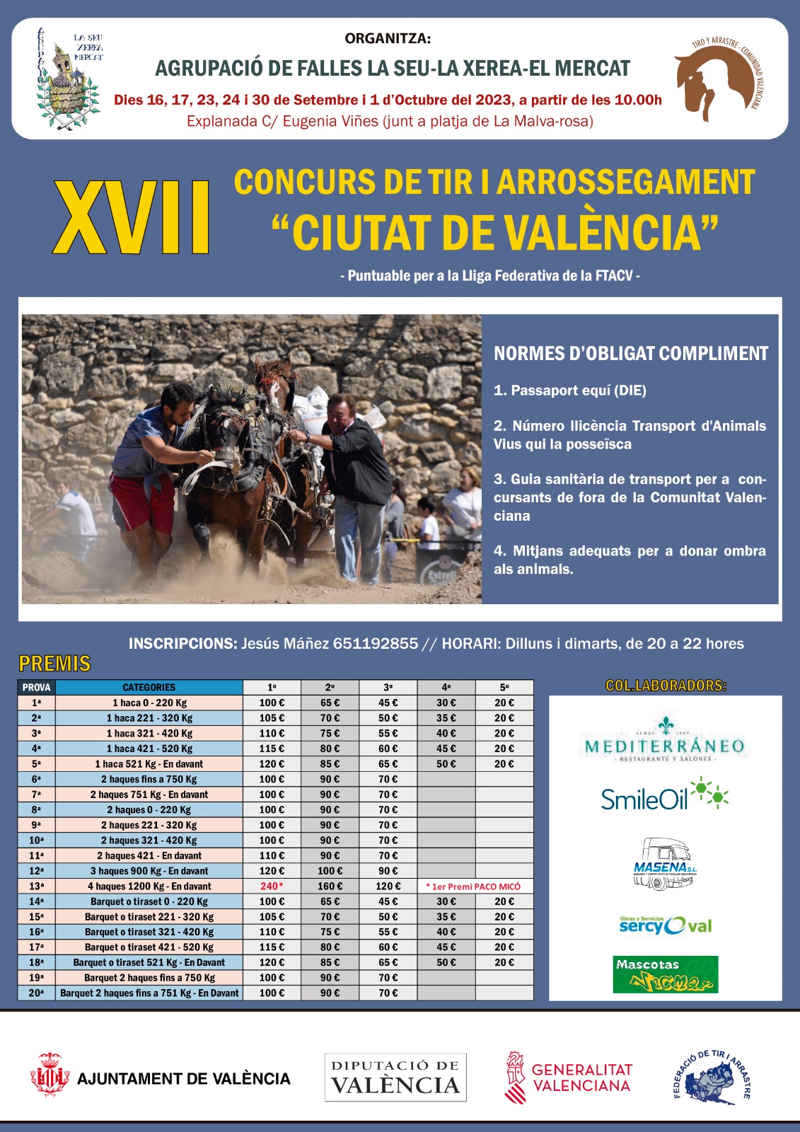 Concurs de Tir i Arrossegament “Ciutat de València” XVII