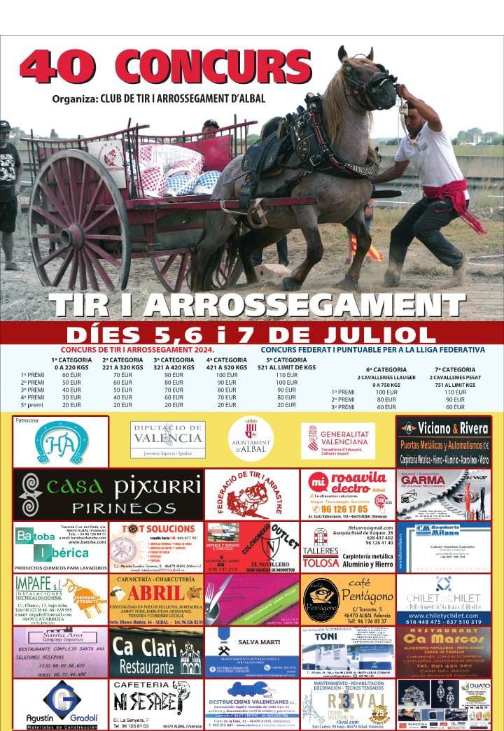 Tir Albal 2024 – Dies 5, 6 i 7 de Juliol