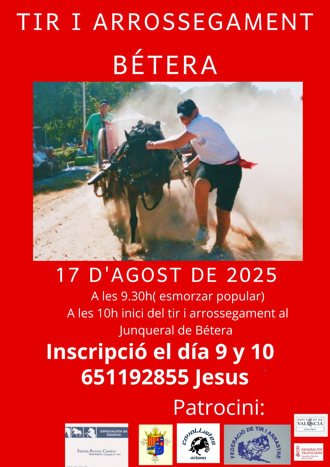 TIR BÉTERA – DÍA 17 AGOST